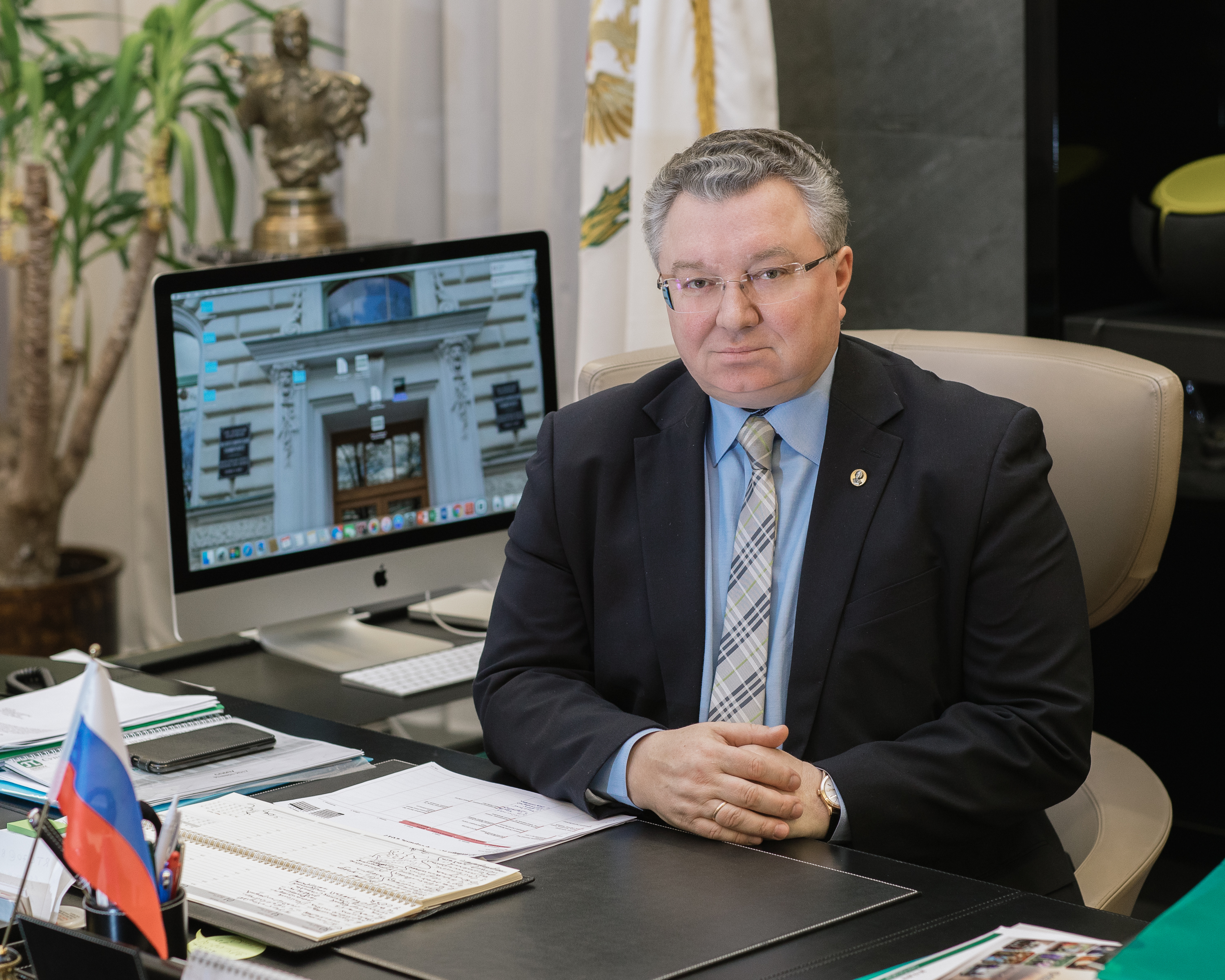 Ректор СПбПУ, академик РАН А.И.Рудской